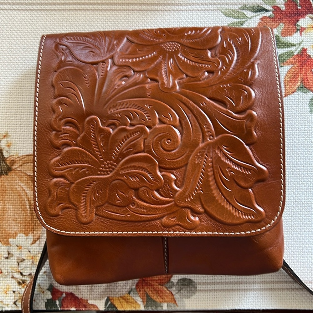 Patricia Nash Granada Leather Crossbody Bag